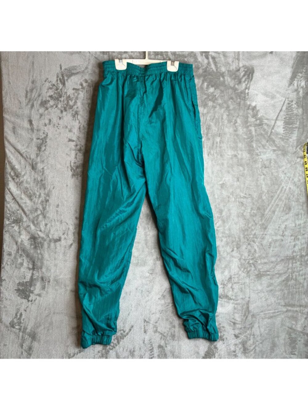 Bocoo 80s Two-Piece Tracksuit Teal & Purple Windbreaker Jacket & Pants Set L - Picture 4 of 10